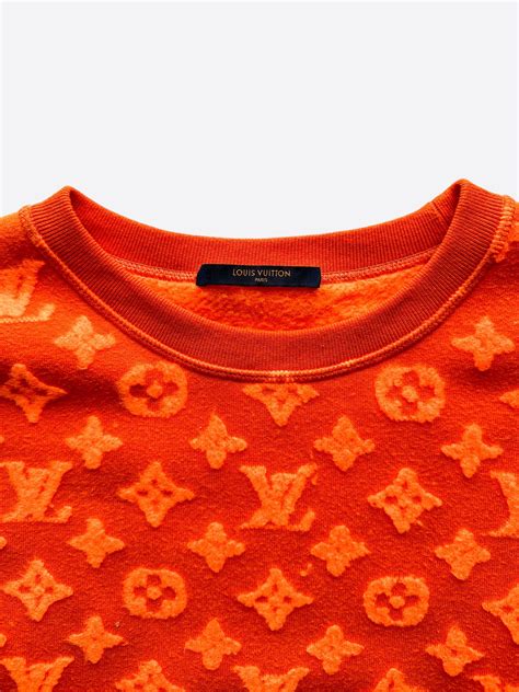 orange lv sweater